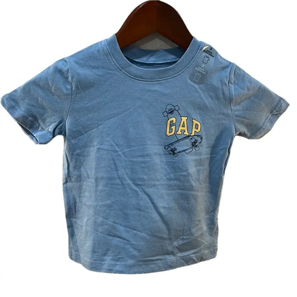 GAP Kids Blue Graphic T-Shirt size Available 3&4 NWT